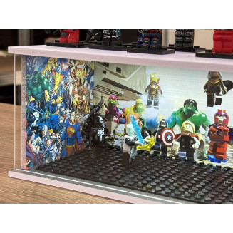 Marvel téma 2 + Karakterek dioráma, saját fényképpel